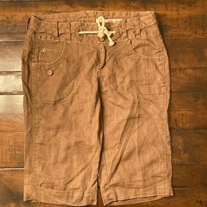 DKNY Tan Cargo Shorts